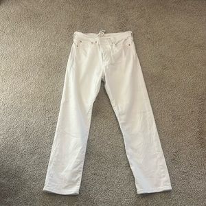 White Levi Wedgie Straight size 30